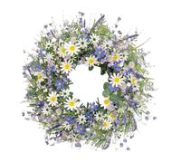 BLWOTMOR Spring Wreath for The Front Door, Realistic Collection, Creative Home Decoration, Artificial Flower Wreath for Outdoor Use, Office, Style B