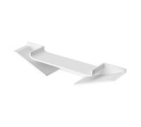 BLWOTMOR Underground Tunnel Cave Aquarium Viewing Tunnel Decorative Fish Tank Accessories PP Construction Suitable for Fishes Cichlids Invertebrates Re, White L