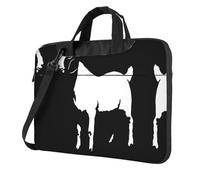 BLWSLC 600D Oxford Cloth Shockproof Laptop Shoulder Bag Boer Goat Printed Laptop Tote Bag For Everyday Use 14 inch
