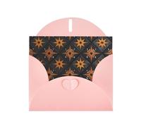 BLWSLC 6x4-inch Sparks flying Printed Pink Greeting Card Set with Envelope - Wedding/Birthday Invitations