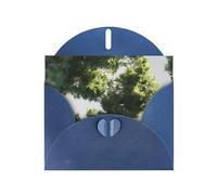 BLWSLC 6x4-inch Trees and Sky Printed Blue Greeting Card Set with Envelope - Wedding/Birthday Invitations