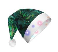 BLWSLC Abalone nacre Printed Light Up Party Hats LED Christmas Party Props Suitable for Adults and Kids, Christmas Fun Hats