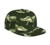 BLWSLC Adult Baseball Cap Adjustable Twill Crocodile Crawling Movements Printed dad Cap Suitable for Travel and Sports Black
