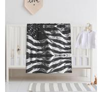 BLWSLC American Flag Printed baby throw blanket, swaddle blanket, crib blanket for toddlers, newborns, and children