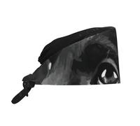 BLWSLC Black Labrador Puppy Breathable Work Cap Printed Work Cap Adjustable Suitable for Various Indoor and Outdoor Occasions