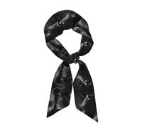 BLWSLC Black Labrador PuppyThis long printed scarf is perfect for fall and winter It measures 46.9 x 3.1 inches