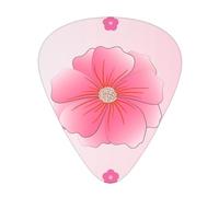 BLWSLC Blooming carnations Guitar Picks - For Acoustic, Electric, and Band Players - 12 Picks in 3 Different Thicknesses