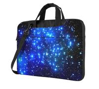BLWSLC Blue Shining Stars Patterned 15.6 inch laptop bag with shoulder strap, suitable for business trips