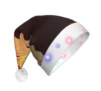 BLWSLC Chair and Wine at Sunset Lake Printed Light Up Party Hats LED Christmas Party Props Suitable for Adults and Kids, Christmas Fun Hats