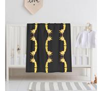 BLWSLC Cute bow giraffe Printed baby throw blanket, swaddle blanket, crib blanket for toddlers, newborns, and children