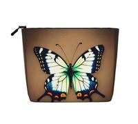 BLWSLC Cute little butterfly Printed single layer cosmetic bag, storage bag, suitable for daily storage, a must-have for business trips.
