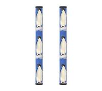 BLWSLC Cute Penguin Patterned Refrigerator Door Handle Gloves (2 Pack), Suitable for microwaves and dishwashers.