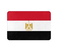 BLWSLC Egyptian Flag Printed Doormat Suitable for Indoor and Outdoor use Home Decor porches and bathrooms 16x24in