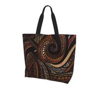 BLWSLC Falling dandelions Printed tote bag, large capacity carry-on bag for travel, shopping and beach vacations, African Batik, One Size