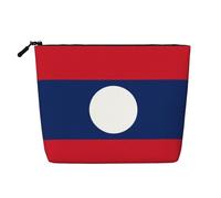 BLWSLC Flag of Laos Printed single layer cosmetic bag, storage bag, suitable for daily storage, a must-have for business trips.