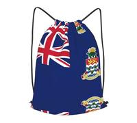 BLWSLC Flag of the Cayman Islands Printed Travel Drawstring Backpack Gym Drawstring Bag Portable Suitable For Short Trips