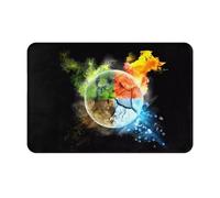 BLWSLC Four Elements pattern doormats, outdoor mats, suitable for kitchens, bathrooms, indoor and outdoor decor.