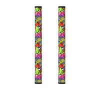 BLWSLC Graffiti Drawing Patterned Refrigerator Door Handle Gloves (2 Pack), Suitable for microwaves and dishwashers.