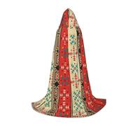 BLWSLC Holiday Party Hooded Cape Navaho style Printed Cosplay Costume Suitable For Halloween And Anime Conventions M
