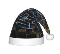 BLWSLC labyrinth Children's Christmas hats printed party hats suitable for Christmas parties family gathering decorations