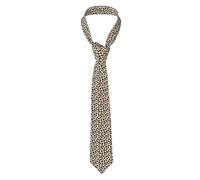 BLWSLC Leopard Print Printed tie men's tie suitable for formal business and wedding occasions 57 inches