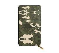 BLWSLC Long wristlet Army camouflage printed long clutch suitable for outings travel hiking