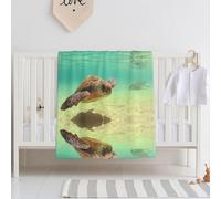 BLWSLC Lord Howe Island Sea Turtle Printed baby throw blanket, swaddle blanket, crib blanket for toddlers, newborns, and children
