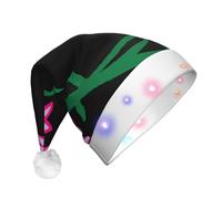 BLWSLC Lotus Flower Namaste Printed Light Up Party Hats LED Christmas Party Props Suitable for Adults and Kids, Christmas Fun Hats