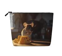 BLWSLC mice Printed single layer cosmetic bag, storage bag, suitable for daily storage, a must-have for business trips.
