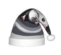 BLWSLC Mouse in the Hole Printed children's Christmas hat festive Christmas hat suitable for New Year's holiday parties and outdoor winter wear