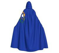 BLWSLC Nevada State Flag patterned hooded cape is perfect for Halloween, carnivals, themed parties, and even as a vampire costume.