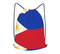 BLWSLC Philippine flag Printed Sports Drawstring Backpack Fitness Travel Backpack Suitable For Gym And Travel