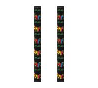 BLWSLC Runner Swedish Dala Horse Folk Patterned Refrigerator Door Handle Gloves (2 Pack), Suitable for microwaves and dishwashers.