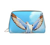BLWSLC Seagulls in flight Printed Portable Cosmetic Bag Large Travel Toiletry Bag Suitable For Travel And Daily Use