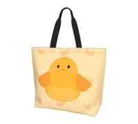 BLWSLC smiling donkey Printed Women's Handbag Large Capacity Shoulder Bag Suitable for Shopping Work Travel and Gym, Cartoon Chick, One Size