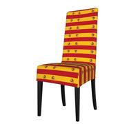 BLWSLC Spanish Flag Stretch Dining Chair Covers, Removable Chair Covers, Dining Chair Covers for Home, Restaurants, and banquets