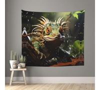 BLWSLC Spiny lizards Graphic Decorative Wall Hanging Indoor Dorm Bedroom Wall Decor Gift - 60x51 Inch