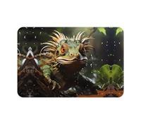 BLWSLC Spiny Lizards Printed Doormat Suitable for Indoor and Outdoor use Home Decor porches and bathrooms 16x24in