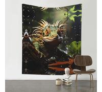 BLWSLC Spiny lizards Wall Decor Tapestry Printed Decorative Tapestry Suitable for Living Room Bedroom Home Decor 60 x 51 in