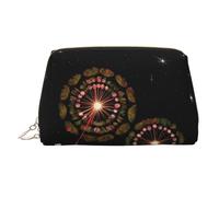 BLWSLC Starry Dandelion Printed Portable Cosmetic Bag Large Travel Toiletry Bag Suitable For Travel And Daily Use