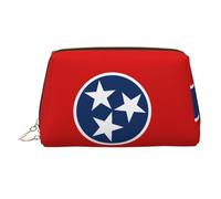 BLWSLC Tennessee State Flag Printed Portable Cosmetic Bag Large Travel Toiletry Bag Suitable For Travel And Daily Use