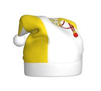 BLWSLC Vatican flag Printed adult Christmas hat Christmas decoration hat suitable for stage performances holiday parties