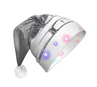 BLWSLC Willow Tree Printed light-up party hat LED Christmas fun hat Christmas party props suitable for adults and children