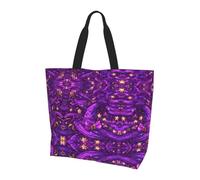 BLWSLC Witch's Hat Printed tote bag, large capacity carry-on bag for travel, shopping and beach vacations, Witch's Hat, One Size