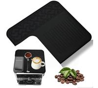 BlyeMichdi Silicone Mat for Ninja Luxe Espresso Coffee Machine ES601 ES701,Reusable Top Protector Anti-Slip Heat Resistant Waterproof Maker Pad Accessories for Ninja Luxe Cafe (Black)