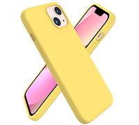 Blyge iPhone 14 Plus Case, Liquid Silicone Slim Soft Silky Phone Case with Screen and Camera Protection, Yellow