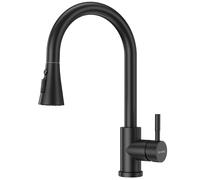 Blylund Modern Matte Black Kitchen Tap with Pull Out Sprayer 3 Modes Blylund Black