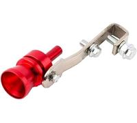Blyndr Car Tailpipe Exhaust Pipe Motorbike Car Fake For Turbo Whistle Sound Muffler Blow Off Valve Bov Universal Simulator For Whistler 23mm Tailpipe(Red)