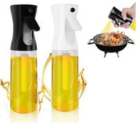 BLYPHOO Oil Sprayer for Cooking Olive Oil Sprayer Bottle: Upgraded Glass Oil Mister, Even Spray With Portion Control, Premium Cooking Sprayer, Kitchen Gadgets Accessories for Frying Baking BBQ, 7.5oz