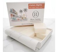 Blyss Aroma Luxury Wax Melts | Cuban Nights (Lime, Cognac, Tobacco & Clove) | Premium Coconut & Rapeseed Wax Blend | 120g Total (Over 100hrs Burn Time) | Highly Scented | Vegan & Eco-Friendly